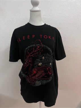Sleep Token Official Band Tee Black Graphic T-Shirt Medium Comfort Colors